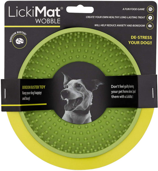 Lickimat Wobble Licking Bowl – Purple Textured Slow-Feed Design, Promotes Calm and Healthy Eating