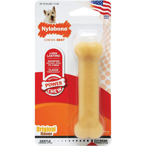 Nylabone Extreme Original Bone – Durable Chicken-Flavored Chew, Medium Size
