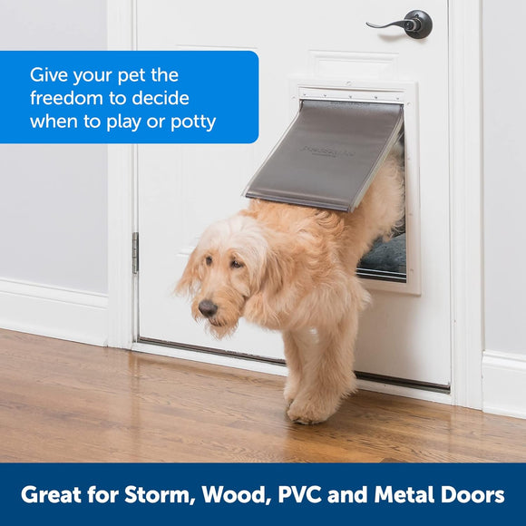 PetSafe Extreme Weather Insulated Pet Door – Large, Thermal Barrier Design, Energy Efficient