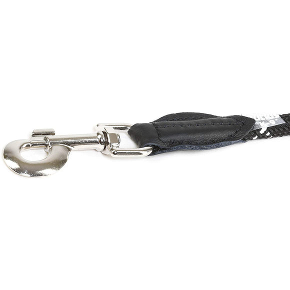 Julius-K9 Rope Leash – 200cm Durable Lead with Leather Finish, 12mm Thick