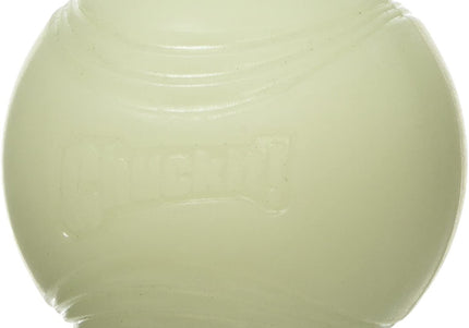 Chuckit! Max Glow Ball Large – Fluorescent 7.6cm Glowing Toy, Durable Nighttime Play