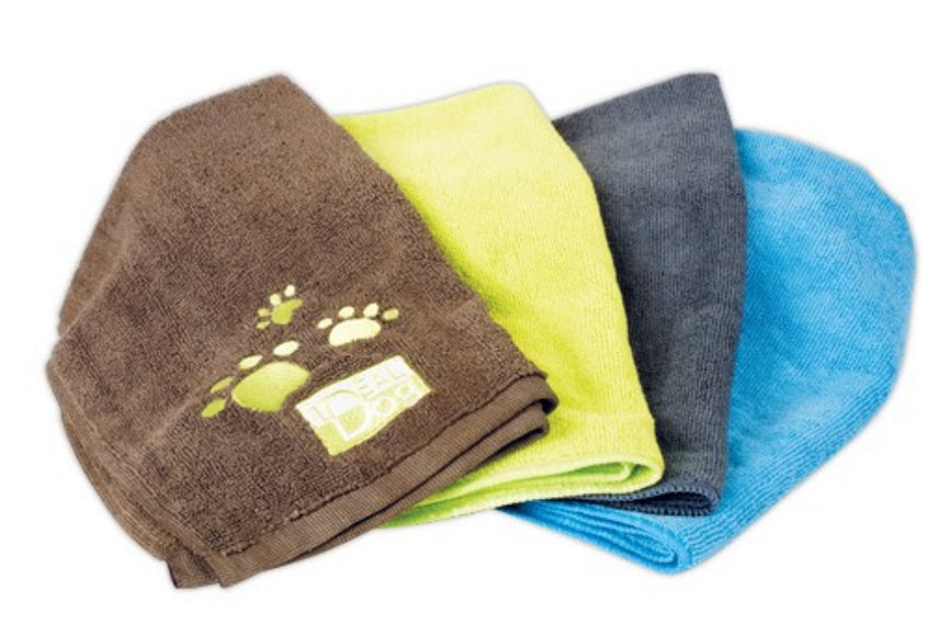 Chadog Microfibre Towels – Set of 2 Highly Absorbent Graphite Medium Towels