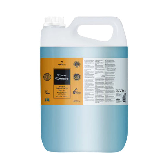 All1Clean Floor Cleaner – Citrus Scented Concentrate for Washable Surfaces, 5L Bottle