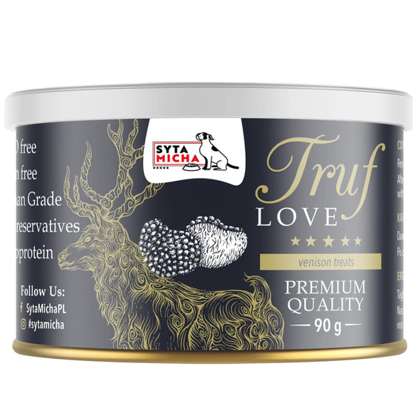 Syta Micha TrufLove Soft Dog Treats with Game and Truffles – Hypoallergenic, 90g