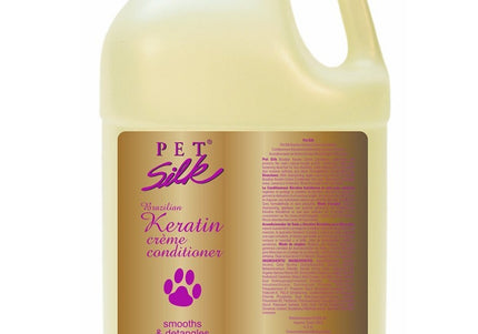 Pet Silk Brazilian Keratin Conditioner – Professional Moisturizing and Smoothing Formula, Concentrated 1:16