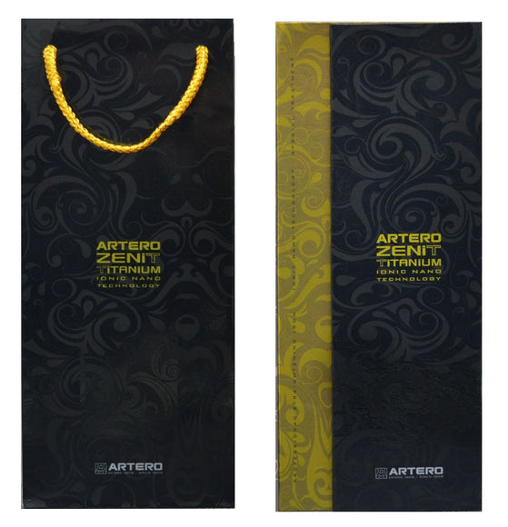 Artero Zenit Titanium Professional Hair Straightener – Titanium Plates and LCD Display, Salon Quality