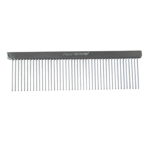 Greyhound Professional Metal Grooming Comb – 2.8cm Needles, 12cm Length, Durable Finish