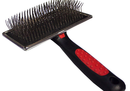 PoodlePro Extra Long Needle Brush – Medium-Hard Pins, Russian Currycomb Design