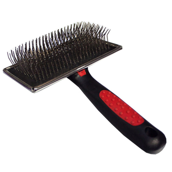 PoodlePro Extra Long Needle Brush – Medium-Hard Pins, Russian Currycomb Design