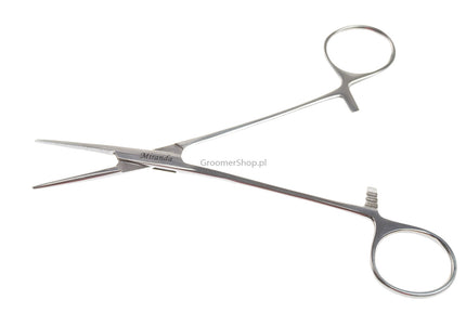 Miranda Ear Hair Removal Forceps – Straight Stainless Steel, 14cm Precision Tool