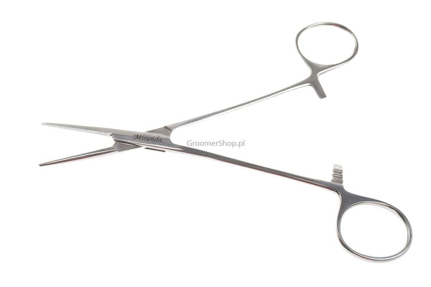 Miranda Ear Hair Removal Forceps – Straight Stainless Steel, 14cm Precision Tool