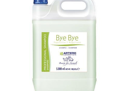 Artero Bye Bye Shampoo – Flea and Tick Control Formula, 5L, Gentle Cleansing Action