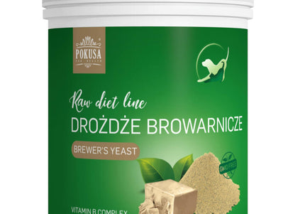Pokusa RawDiet Brewer’s Yeasts – Dried Supplement, Supports Nervous, Immune System, Skin and Coat Health
