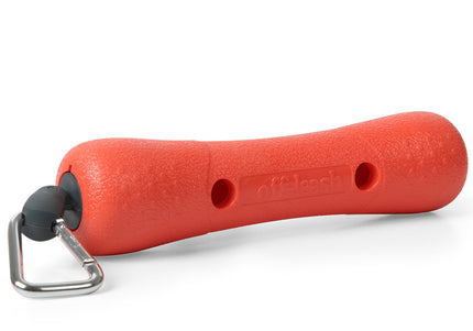 Dexas Off-Leash Tumbler Fetch Toy – Durable Interactive Ball with Carabiner Clip Attachment