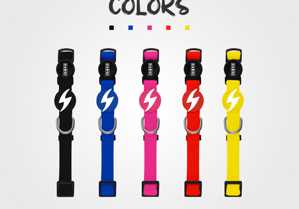 Dashi Solid Collar Yellow – Nylon Adjustable Dog Collar, Small Size, Durable Design