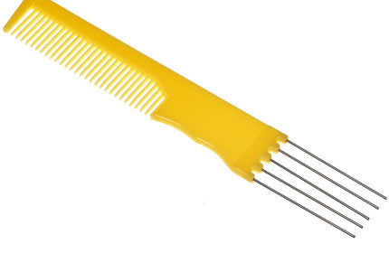 Madan Dual Action Grooming Comb 20cm – Black, Plastic, Backcombing and Styling Tool