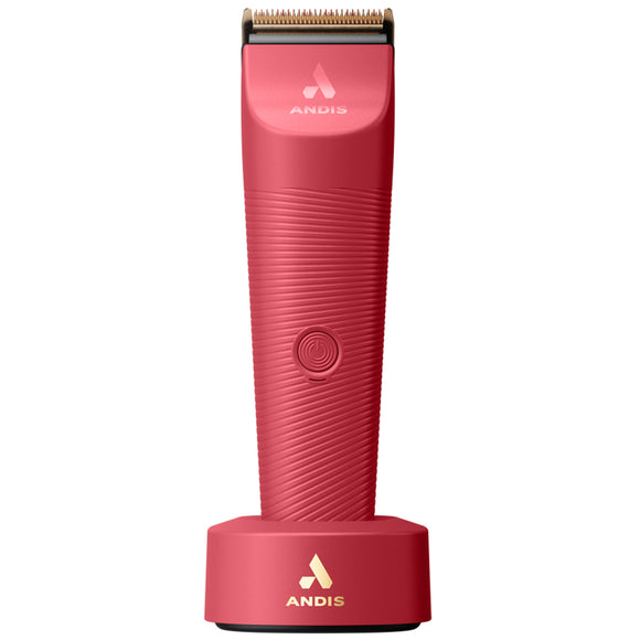 Andis Raspberry Vida Cordless Clipper – Gold Adjustable Blade, USB-C Charging, Lightweight Design