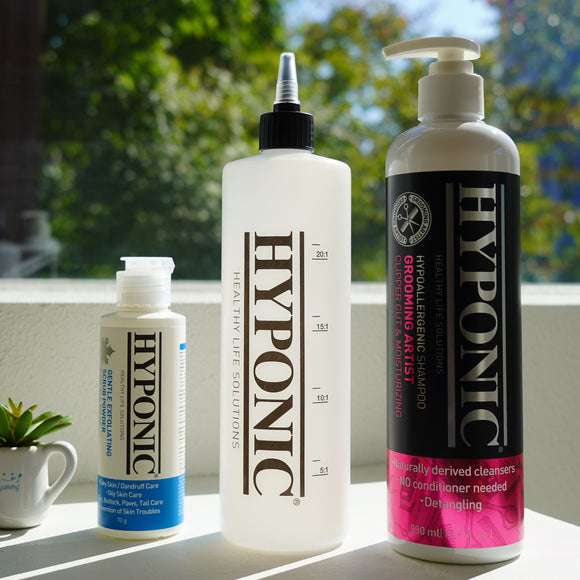 Hyponic Grooming Cosmetics Dilution Bottle, Up to 1:20 - 500 ml