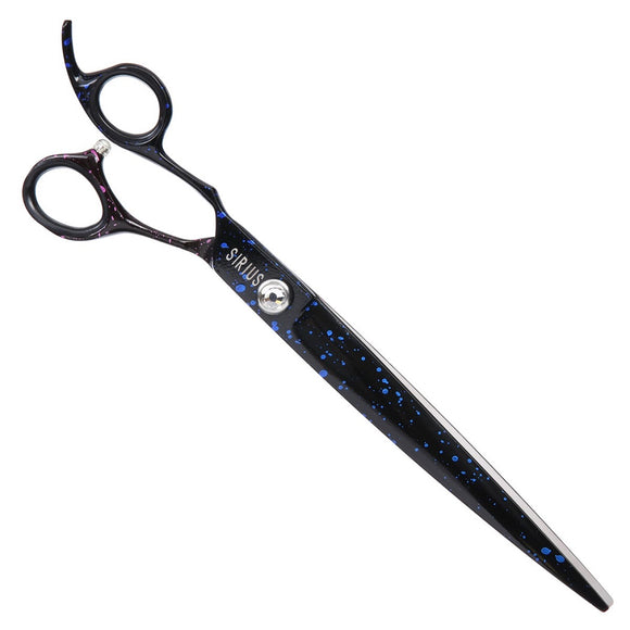Groom Professional Sirius Left Curved Scissors 8.5in – Precision 21.5cm Blade, Ergonomic Design
