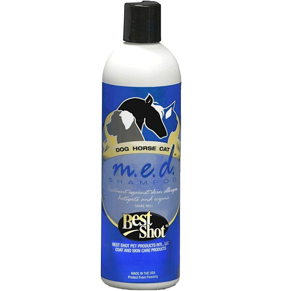Best Shot M.E.D. Herbal Healing Shampoo – Concentrated Formula, 355ml, Soothes Problematic Skin