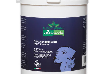Baldecchi White Hair Conditioning Cream – Concentrated Mask with Lanolin and Proteins, 1L