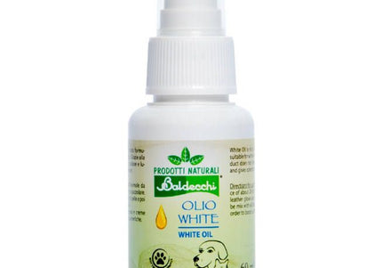 Baldecchi White Oil 60ml – Coat-Brightening Care Oil, Enhances Shine and Maintains Whiteness