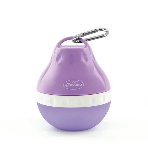 Record Mini Bubble 160ml Portable Water Bottle – Compact Leakproof Fountain, Purple