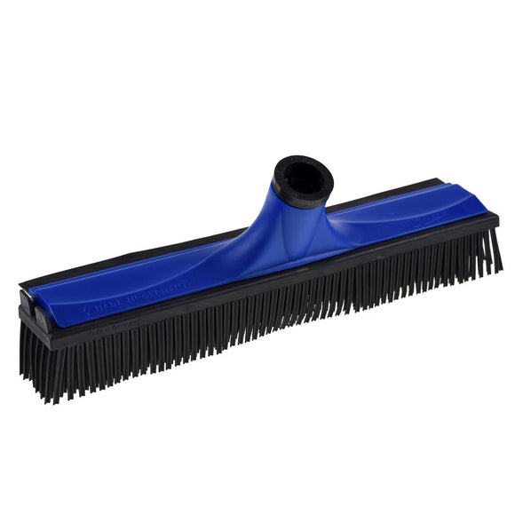 V7 Rubber Grooming Broom – Telescopic Pole, Innovative Red Design, Efficient Hair Removal