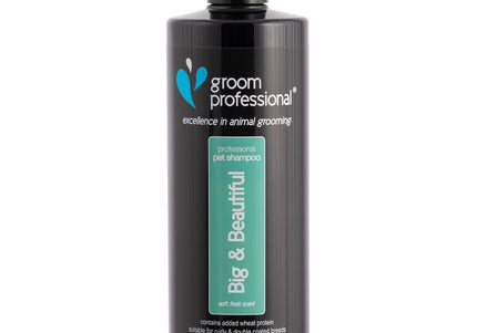 Groom Professional Big & Beautiful Volumising Shampoo – 1:12 Concentrate for Thick and Double Coats, 450ml
