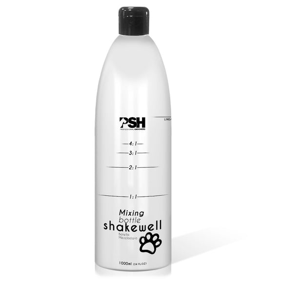 PSH Mixing Bottle 1L – Durable Dilution Container with Easy-Pour Design for Grooming Cosmetics