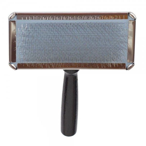 1 All Systems Soft Pin Brush Large – Gentle Detangling Grooming Tool with Cushioned Base