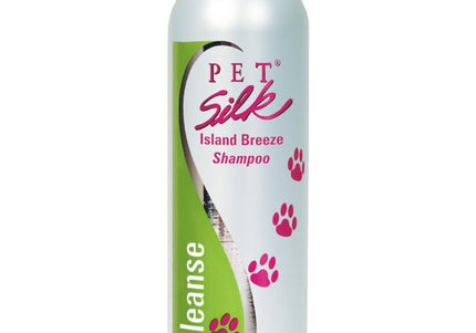 Pet Silk Island Breeze Shampoo – Concentrated Formula with Fresh Sea Breeze Scent, 473ml