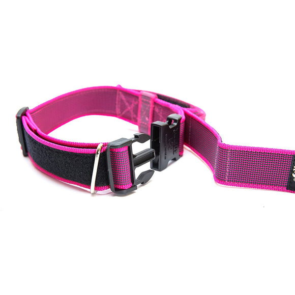 Julius K9 Color&Gray Collar with Handle – 40mm Wide, Safety Lock, Black, Durable Design