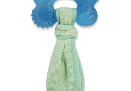 Nylabone Puppy Freezer Bone with Washcloth M – Soothing Chew Toy, Freezable Cooling Relief