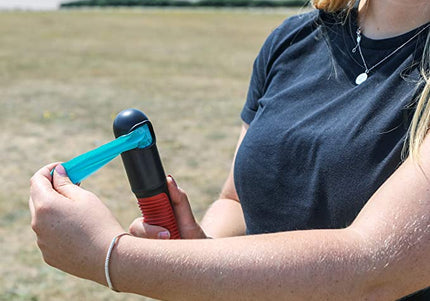 KONG HandiPOD Ball Launcher Refill Pack – Tennis Ball Plus 4 Rolls Durable Waste Bags