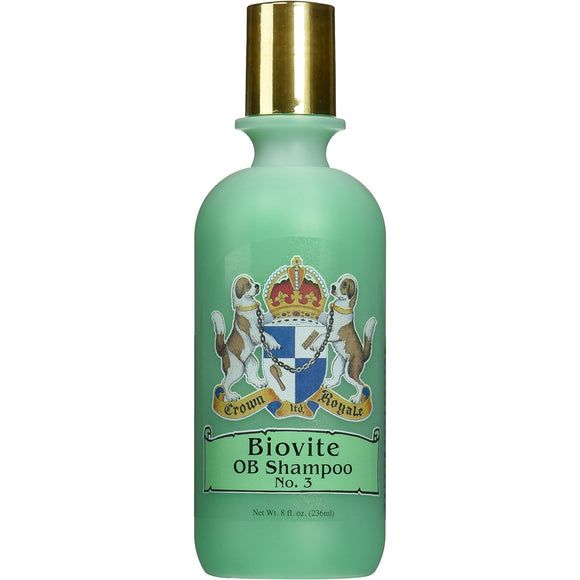 Crown Royale Biovite Shampoo No. 3 236ml – Biotin-Enriched Formula for Thick, Abundant Coats