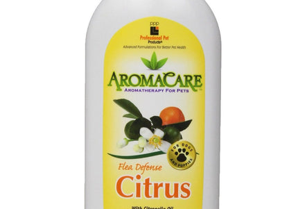 PPP AromaCare Flea Defense Citrus Shampoo – Concentrated Citronella Formula, 400ml, Effective Flea Protection