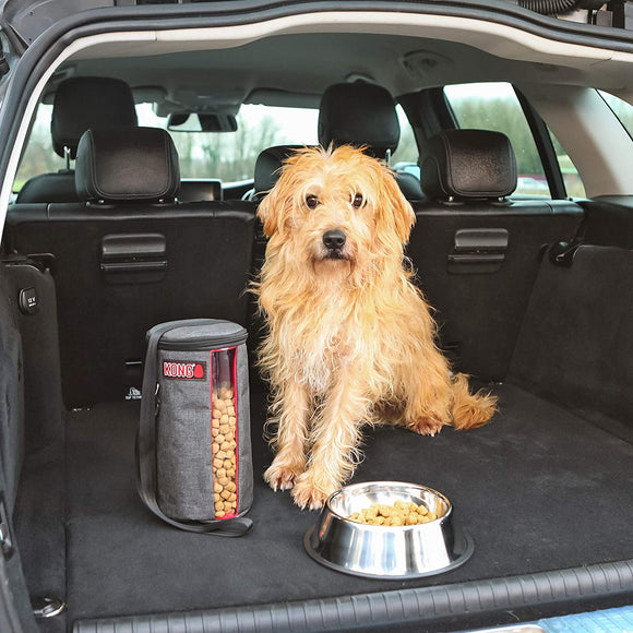 KONG Travel Kibble Bag – Portable Food Storage with Secure Closure and Easy-Carry Handle