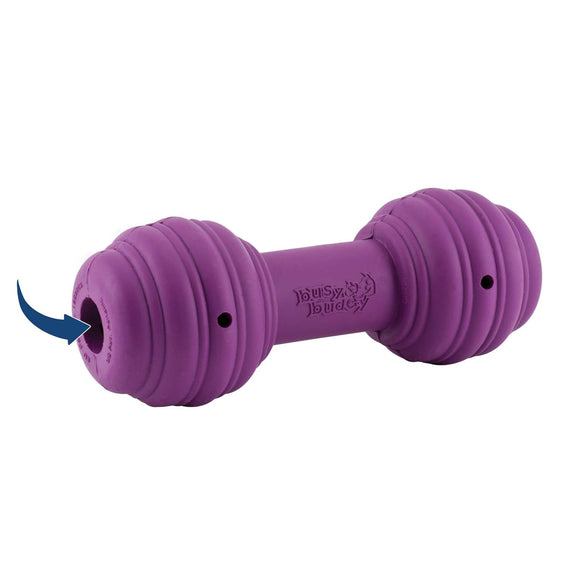 PetSafe Busy Buddy Chuckle Dumbbell Chew Toy – Durable Interactive Design, Entertaining Shape
