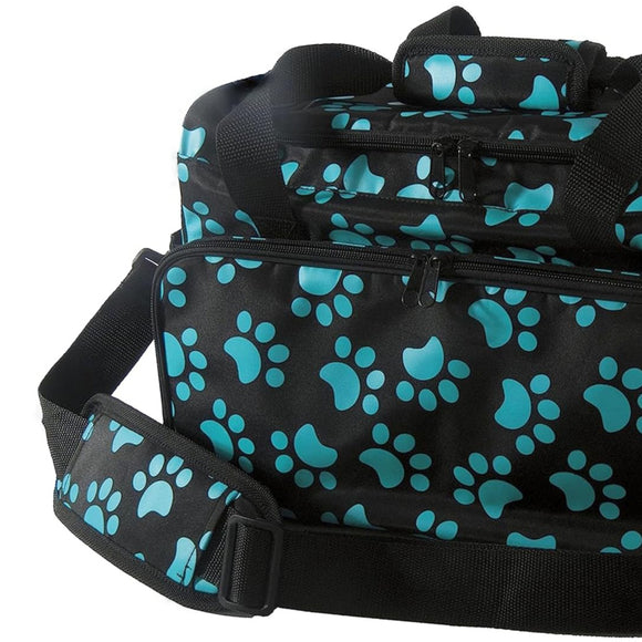 Wahl Professional Tote Bag Paw Print – Spacious Multi-Pocket Grooming Accessory Organizer