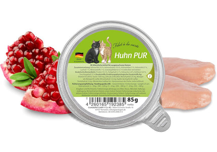 GranataPet Filet à la Carte Chicken Pur – Tender Chicken Fillets in Natural Sauce, 6x85g Cans