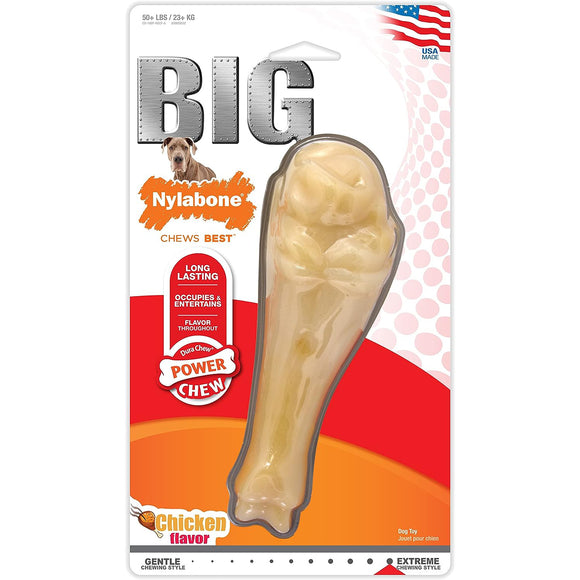 Nylabone Extreme Turkey Leg XL – Durable Chew Toy, Chicken Flavor, Extra Large Size
