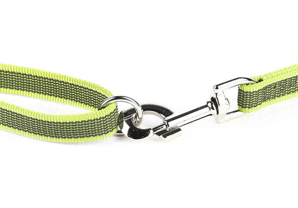 Julius K9 Color & Gray Supergrip Leash 2x220cm – Removable Anti-Slip Black Lead, Durable Design