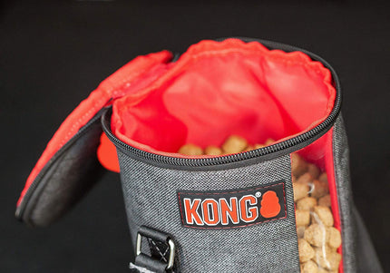 KONG Travel Kibble Bag – Portable Food Storage with Secure Closure and Easy-Carry Handle