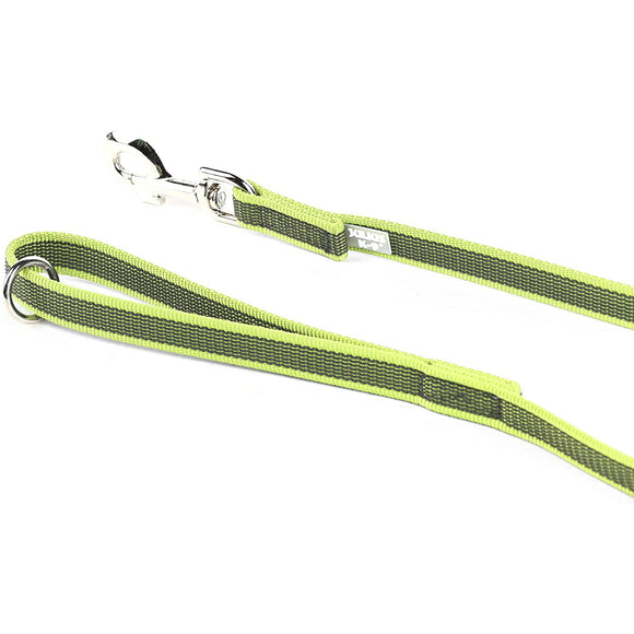 Julius K9 Color & Gray Supergrip Leash – Neon Yellow, Anti-Slip, 120cm x 14mm, Ergonomic Handle