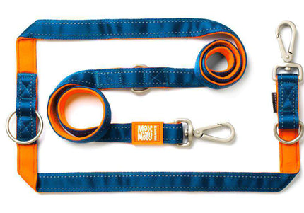 Max&Molly Matrix Orange Multi-Leash – Adjustable Reflective Dog Leash, 200cm, XS Size