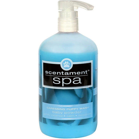 Best Shot Spa Caressing Baby Powder Puppy Wash – Relaxing Liquid Cleanser with Natural Extracts and Gentle Scent
