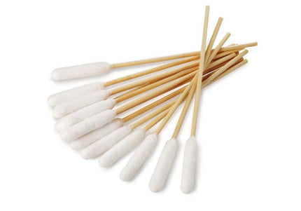 BambooStick S/M Ear Cleaning Sticks – Gentle Cotton Tips, 50 Pack for Small Breeds