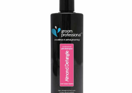Groom Professional Almond Detangle Shampoo – Concentrated 1:10 Formula, 450ml, Smooth Combing Aid