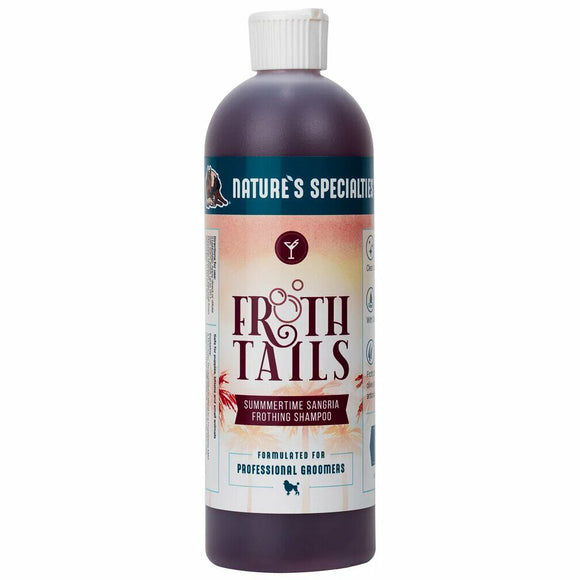 Nature's Specialties Froth Tails Summertime Shampoo – Moisturizing Tropical Scent Concentrate, 475ml